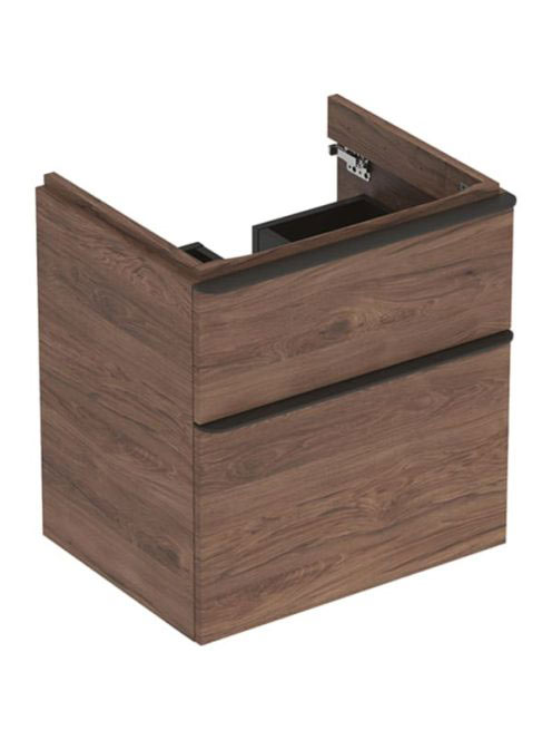 Geberit Smyle Square alsó szekrény mosdóhoz fiókkal 58,4x47 cm, hikoridió 500.352.JR.1