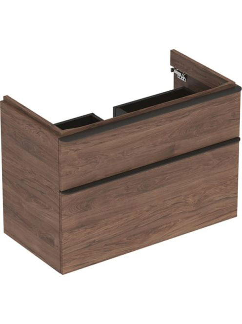 Geberit Smyle Square alsó szekrény mosdóhoz fiókkal 88,4x47 cm, hikoridió 500.354.JR.1