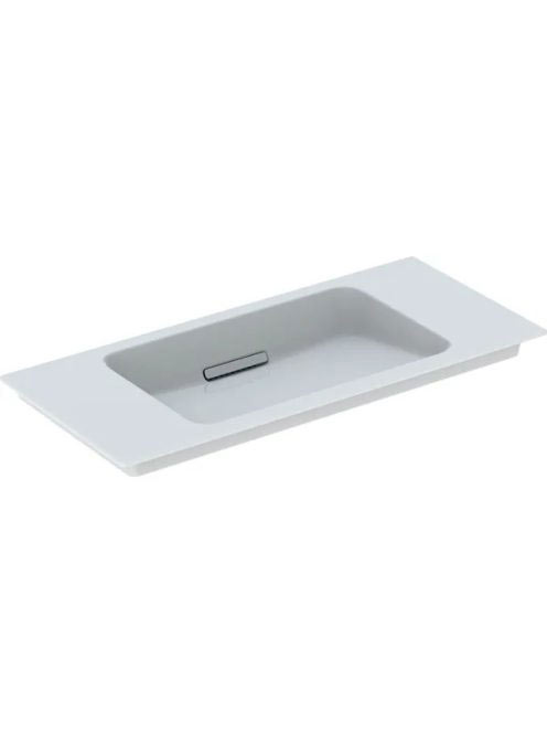 Geberit ONE rövidített kivitelű mosdó hátsó lefolyóval 90x40 cm, csaplyuk nélkül, fehér 500.395.01.3