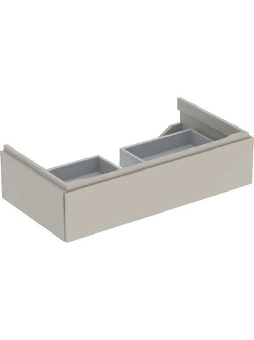 Geberit Xeno² alsó szekrény mosdóhoz 88x46,2 cm, egy fiókkal, matt greige 500.508.00.1