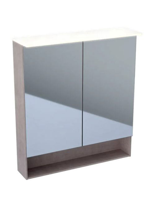 Geberit Acanto tükrös szekrény 75x83 cm, fakó tölgy 500.645.00.2