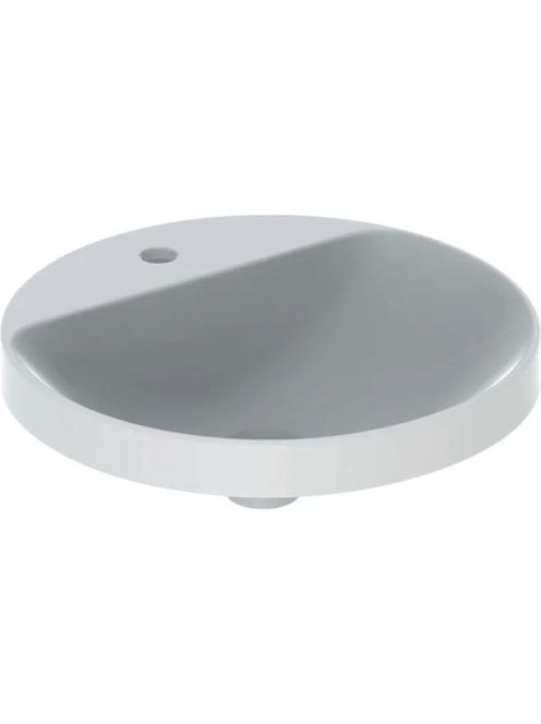 Geberit VariForm beépíthető mosdó, kerek, csaplyuk-peremmel, túlfolyó nélkül 500.707.01.2 (500707012)