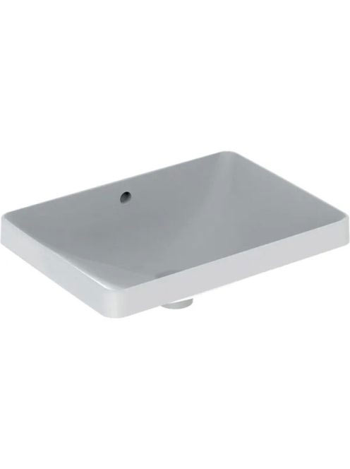 Geberit VariForm beépíthető szögletes mosdó 55 cm, túlfolyóval 500.736.01.2