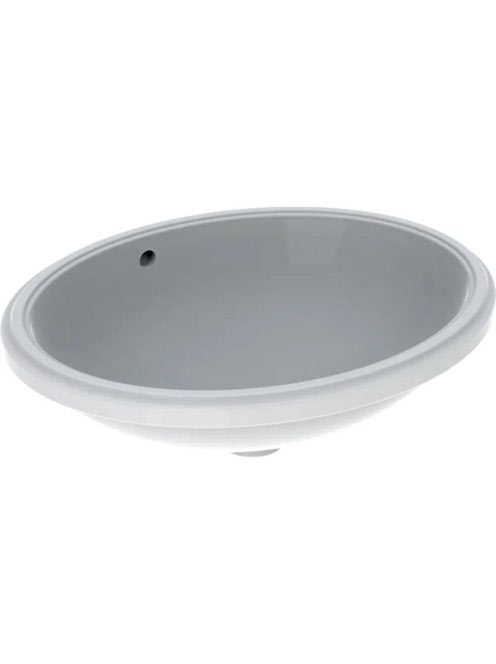 Geberit VariForm alulról beépíthető ovális mosdó 56 cm, túlfolyóval 500.752.01.2