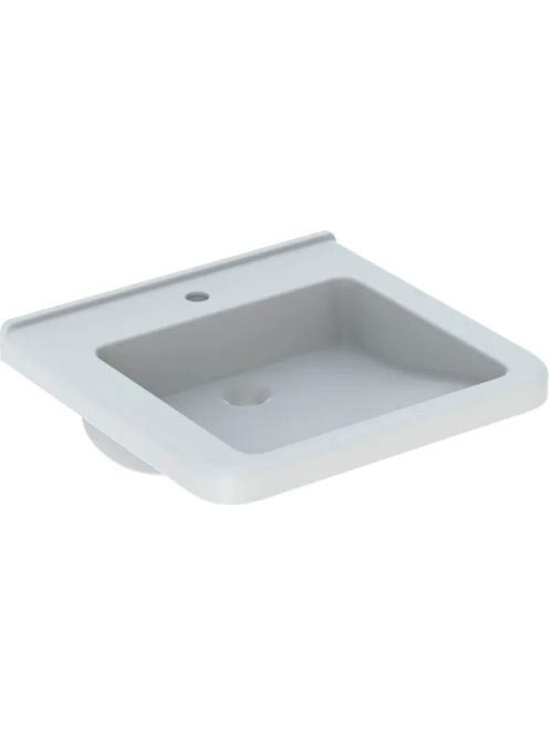 Geberit Selnova Comfort Square akadálymentes mosdó 55x52,5 cm, túlfolyó nélkül 500.786.00.7