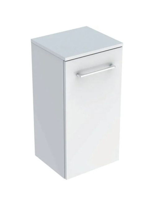 Geberit Selnova Square 1 ajtós oldalsó szekrény 33x65 cm, magasfényű fehér 501.272.00.1