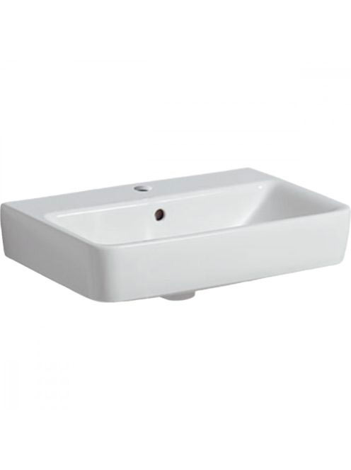 Geberit Selnova Compact 55x37 cm mosdó túlfolyóval, fehér 501.509.00.7