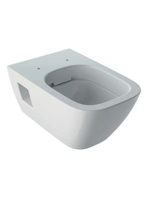 Geberit Selnova Square fali WC, mélyöblítésű, részben zárt forma, Rimfree 501.546.01.1
