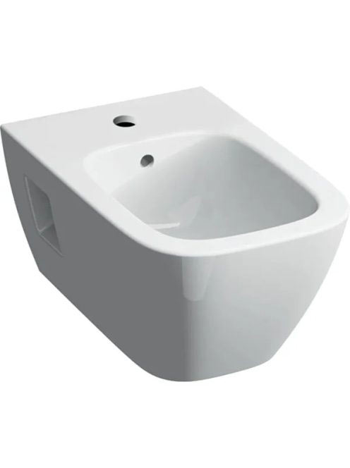 Geberit Selnova Square fali bidé túlfolyóval, részben zárt forma 501.547.01.1