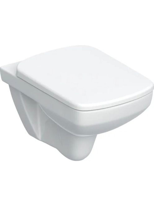 Geberit Selnova Square mélyöblítésű fali WC készlet, Rimfree, WC-ülőkével 501.961.00.1