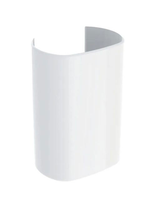 Geberit ONE design szifontakaró, pórszórt rozsdamentes acél, fehér 505.058.01.1