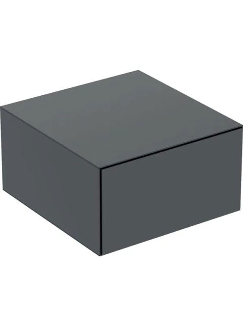 Geberit One oldalsó szekrény egy fiókkal 45x47 cm, matt fekete 505.078.00.8