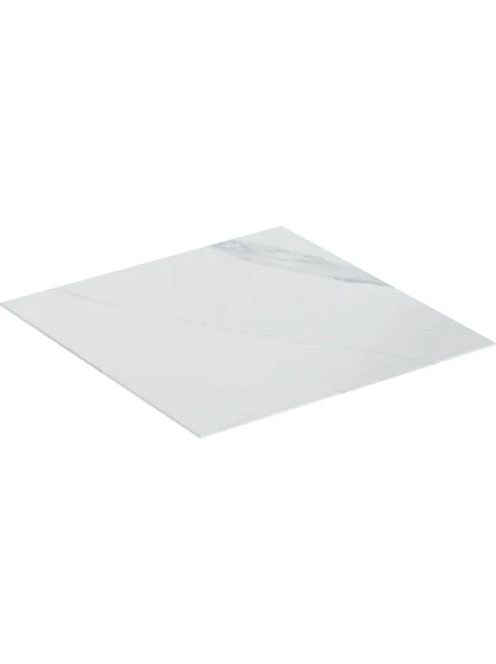Geberit One kőanyag burkolat oldalsó szekrényhez és polcelemhez, 45x46,5 cm, márványhatású fehér 505.081.00.1