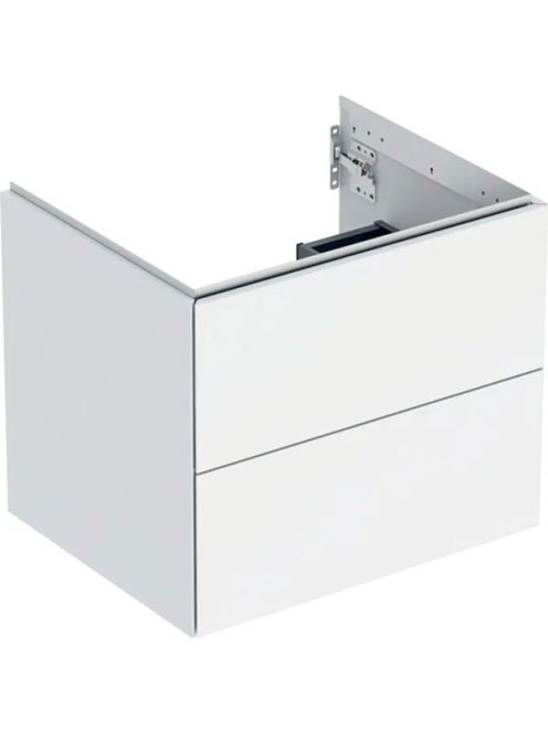 Geberit One alsó szekrény mosdóhoz 2 fiókkal 59,2x47 cm, matt fehér 505.261.00.2