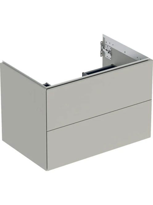 Geberit One alsó szekrény mosdóhoz 2 fiókkal 74x47 cm, matt greige 505.262.00.7