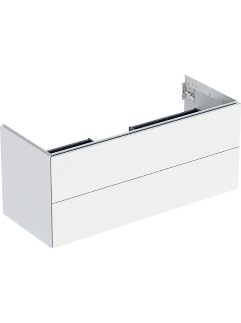 Geberit One alsó szekrény mosdóhoz 2 fiókkal 118x47 cm, matt fehér 505.265.00.2