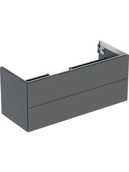 Geberit One alsó szekrény mosdóhoz 2 fiókkal 118x47 cm, matt láva 505.265.00.3