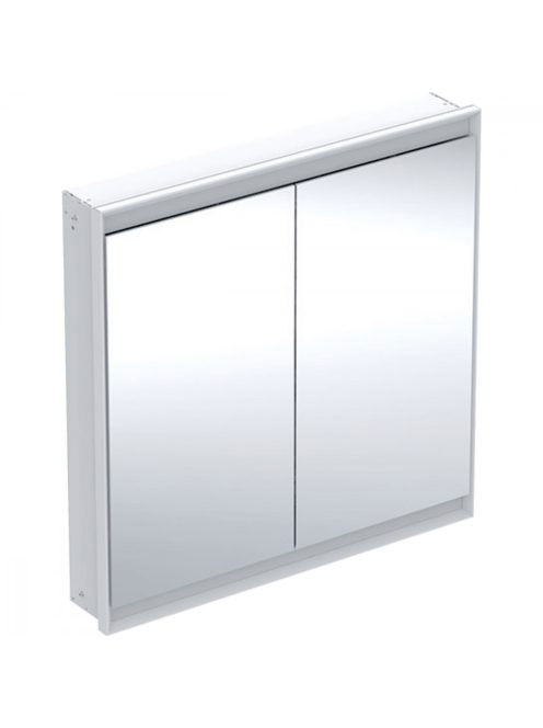 Geberit One 2 ajtós tükrös szekrény ComfortLight világítással 90x90 cm, fehér 505.803.00.2