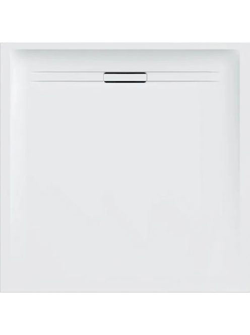 Geberit Sestra szögletes zuhanytálca 80x80 cm, strukturált pala, fehér 550.290.00.2