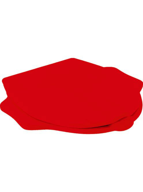 Geberit Bambini gyermek WC-ülőke támaszkodóval, teknősbéka design, rubinvörös 573363000