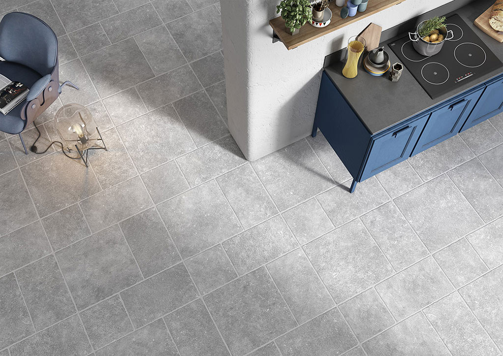 Sintesi Ceramica Geo Bleue Csempe és Padlólap