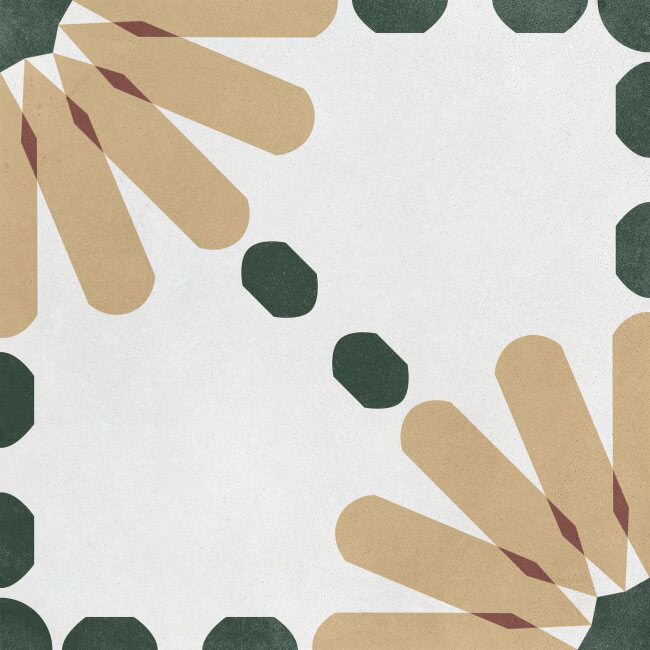 Harmony Aruba Daisy Yellow falicsempe és padlólap 22,3x22,3 cm