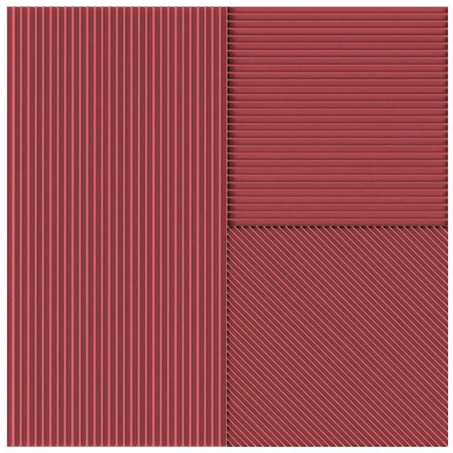 Harmony Lins Bordeaus falicsempe 20x20 cm