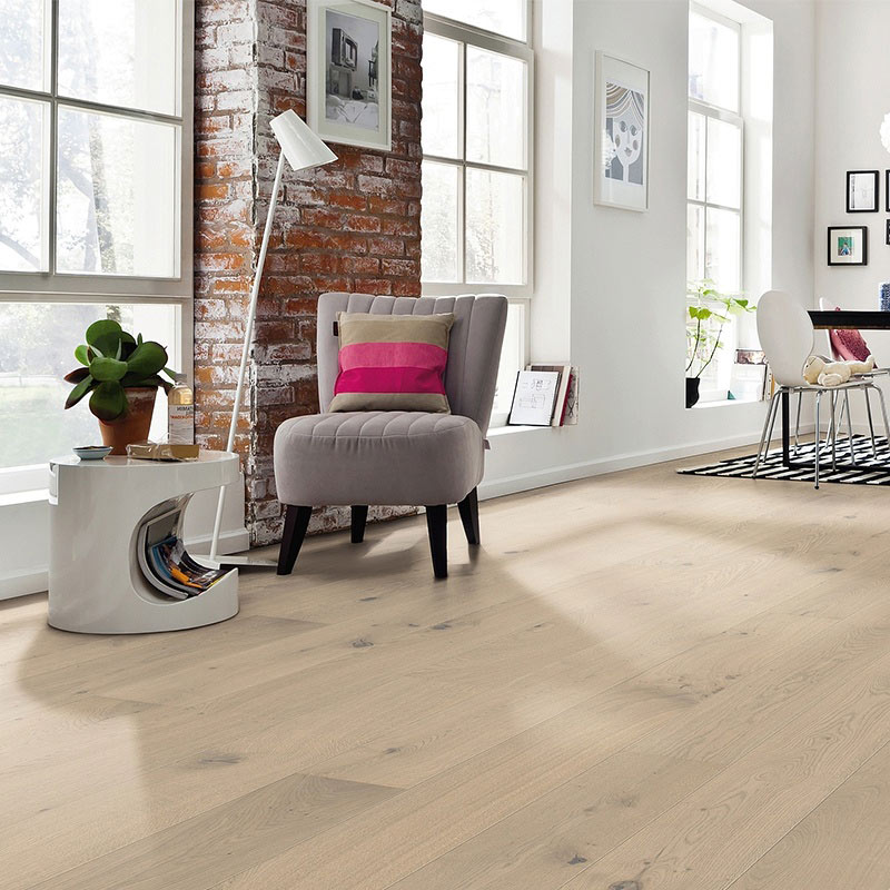 Haro Oak Sand Grey Sauvage brushed naturaDur parketta