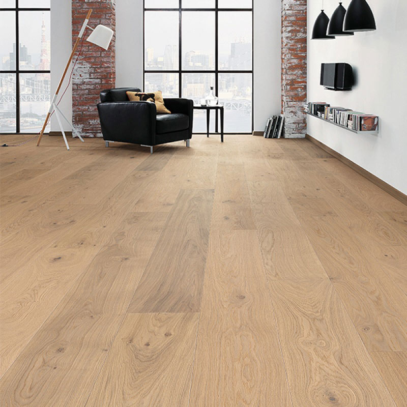 Haro Oak Puro White Sauvage brushed naturaLin plus 537607 parketta