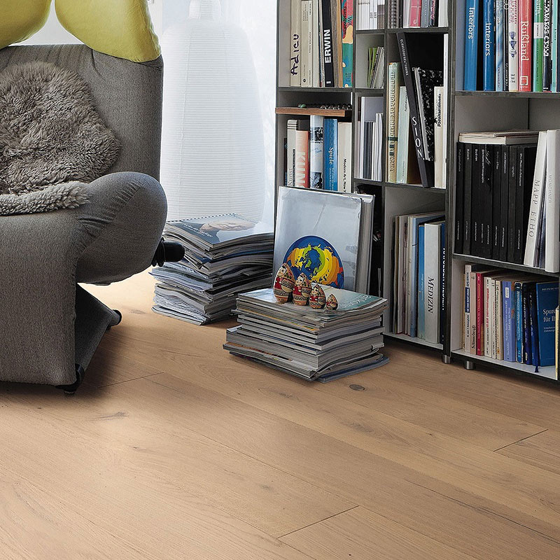 Haro Oak Puro White Sauvage brushed naturaLin plus parketta