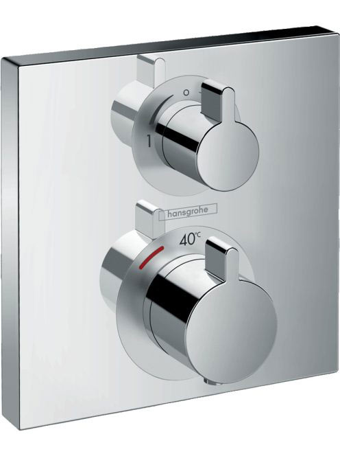 Hansgrohe Ecostat Square falsík alatti termosztátos csaptelep 2 fogyasztóhoz 15714000