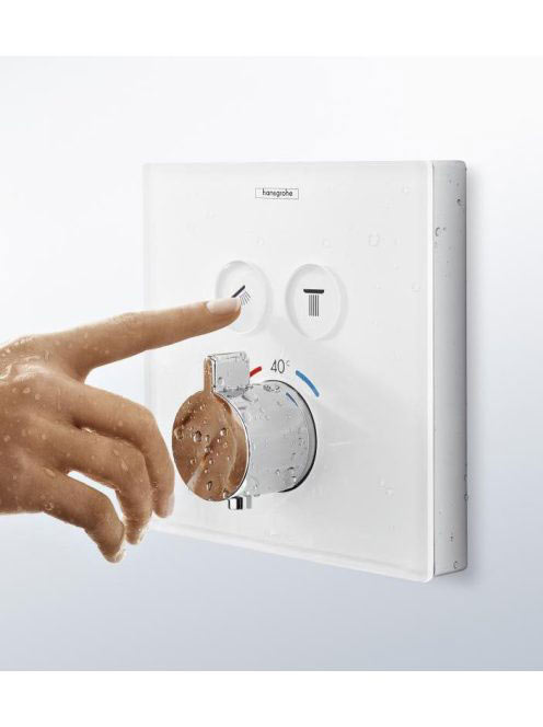 Hansgrohe ShowerSelect Glass termosztátos csaptelep színkészlet 15738400