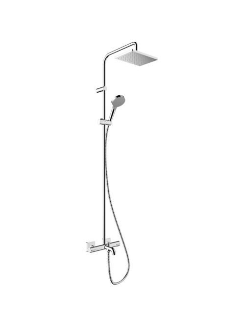 Hansgrohe Vernis Shape Zuhanyrendszer 230, 1 jet, EcoSmart, kád termoszáttal króm 26098000