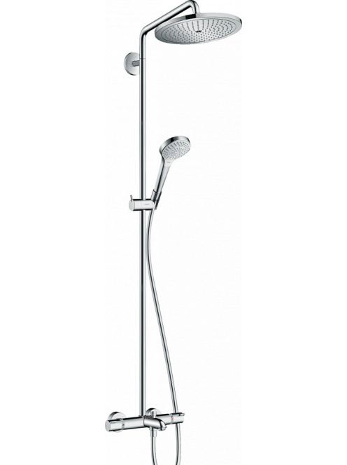 Hansgrohe Croma Select S zuhanyrendszer 280 1jet termosztáttal és kádtöltővel, króm 26792000