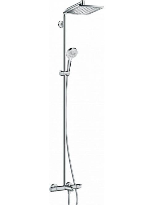 Hansgrohe Crometta E zuhanyrendszer 240 1jet, termosztáttal és kádtöltővel, króm 27298000