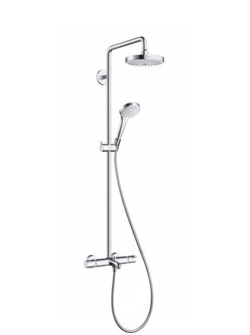 Hansgrohe Croma Select S 180 2jet fehér/króm zuhanyrendszer 27351400