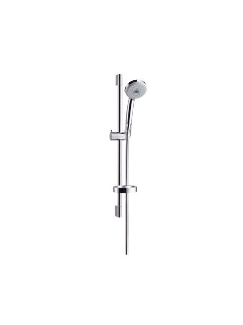 Hansgrohe Croma 100 zuhanyszett Multi 65 cm-es zuhanyrúddal és szappantartóval, króm 27775000