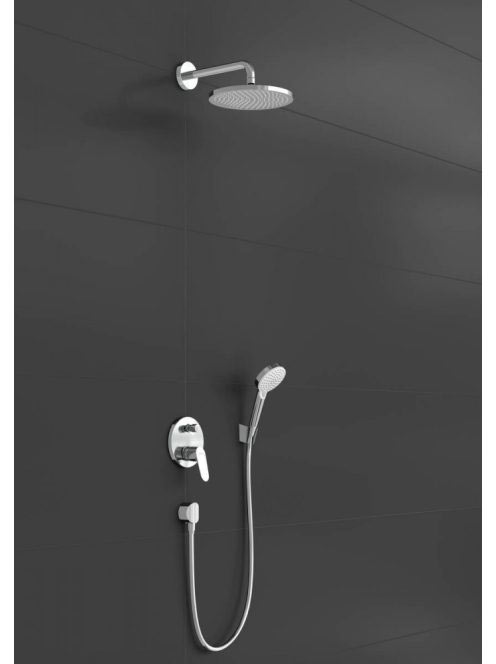 Hansgrohe Crometta S zuhanyrendszer 240, 1 jet, egykaros csapteleppel, króm, 27958000