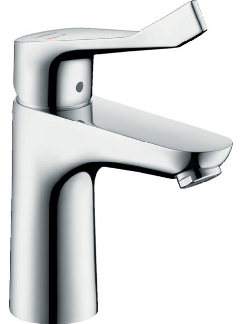 Hansgrohe Focus Care CoolStart mosdócsaptelep 100, extra hosszú fogantyúval, króm 31917000