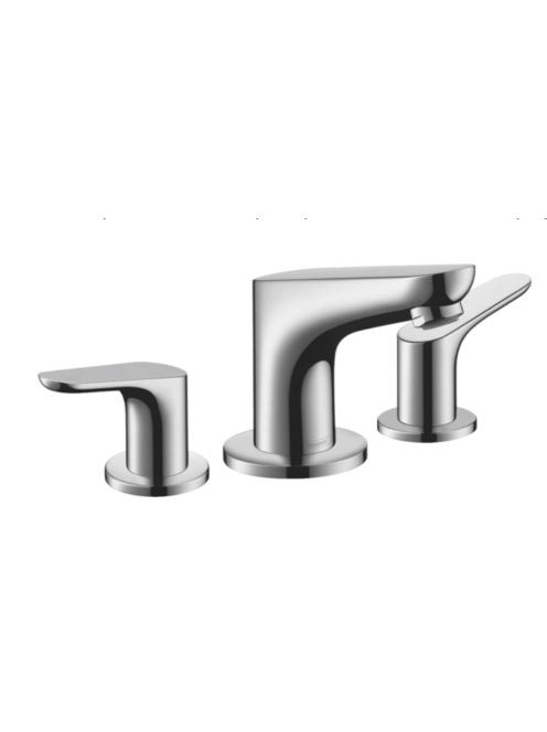 Hansgrohe Focus 3-lyukú mosdócsaptelep 100 automata leeresztővel, króm 31937000