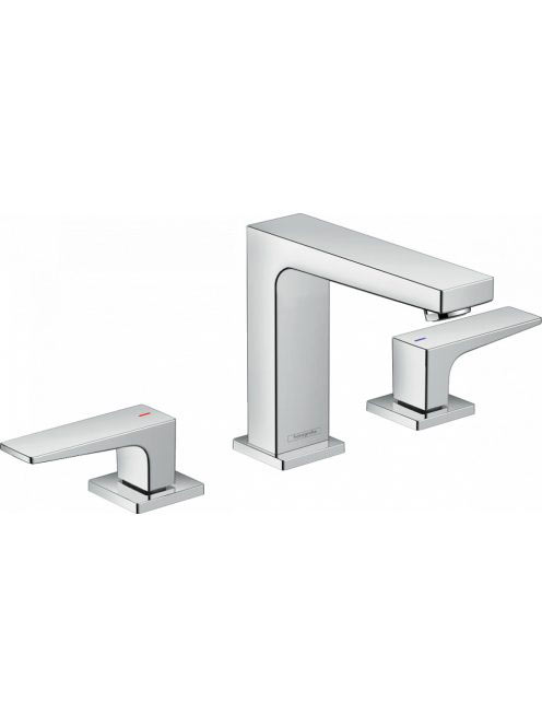 Hansgrohe Metropol 110 3-lyukú karos mosdócsaptelep push-open lefolyóval 32514000