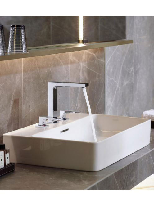 Hansgrohe 160 3-lyukú karos mosdócsaptelep króm, push-open lefolyóval 32515000