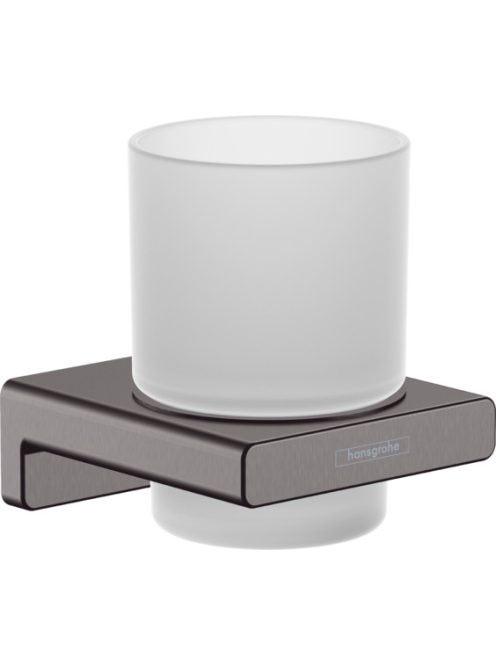 Hansgrohe AddStoris Fogkefe tartó pohár szálcsiszolt fekete króm 41749340