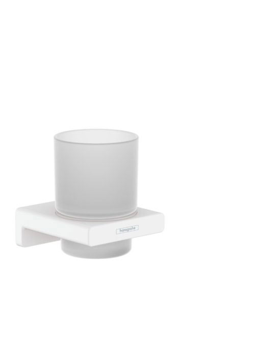 Hansgrohe AddStoris Fogkefe tartó pohár matt fehér 41749700