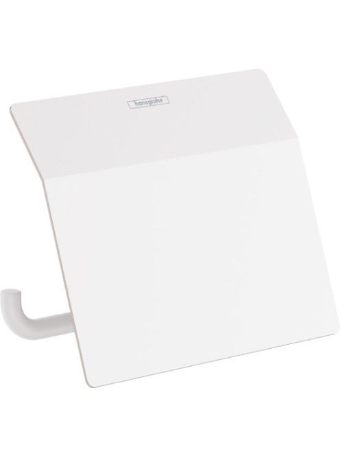 Hansgrohe AddStoris WC papír tartó fedlappal matt fehér 41753700