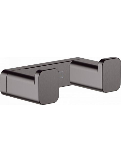 Hansgrohe AddStoris Törölköző horog két kampóval szálcsiszolt fekete króm 41755340