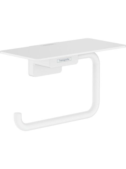 Hansgrohe AddStoris WC papír tartó, polccal matt fehér 41772700