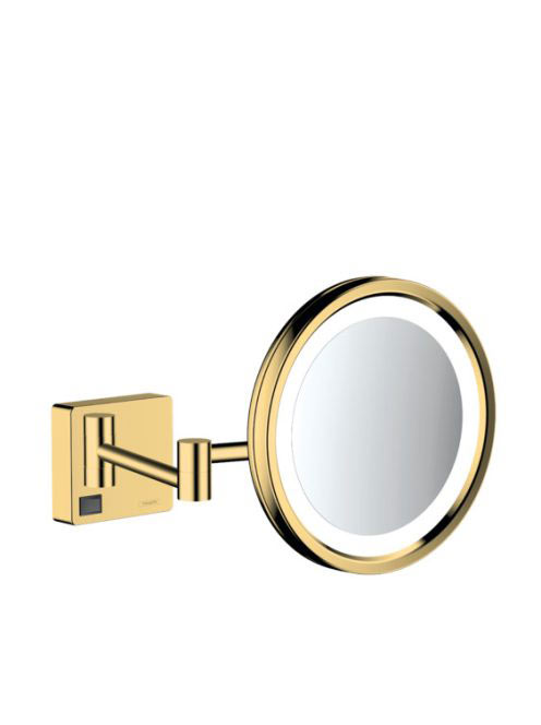 Hansgrohe AddStoris Piperetükör LED világítással polírozott arany hatású 41790990