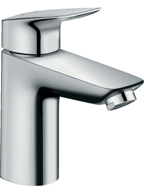 Hansgrohe Logis 100 mosdó csaptelep automata lefolyógarnitúrával, króm 71171000