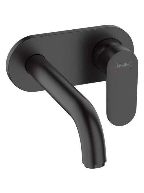 Hansgrohe Vernis Blend Egykaros mosdócsaptelep falsík alatti telepítéshez, 20,5 cm-es kifolyóval matt fekete 71576670